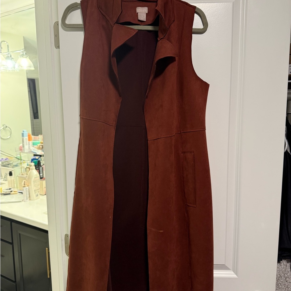 Chico's Sleeveless Brown Vest
